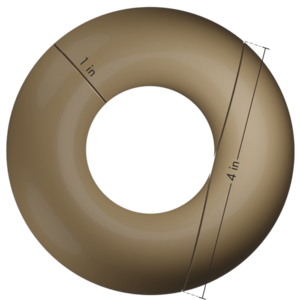 A doughnut