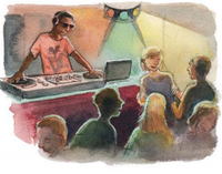 Picture of disco from national exam in Math 1B and Math 1C